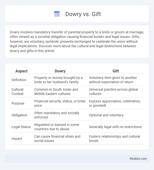 Dowry vs. Gift - What is The Difference?
