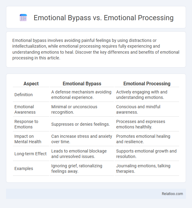 Emotional Bypass vs. Emotional Processing - What is The Difference?