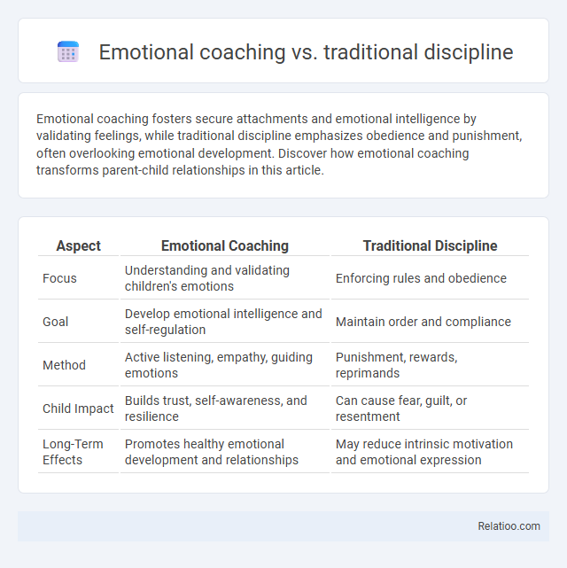 Emotional coaching vs. traditional discipline - What is The Difference?