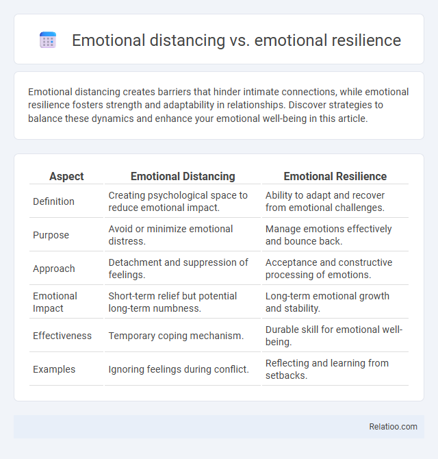 Emotional distancing vs. emotional resilience - What is The Difference?