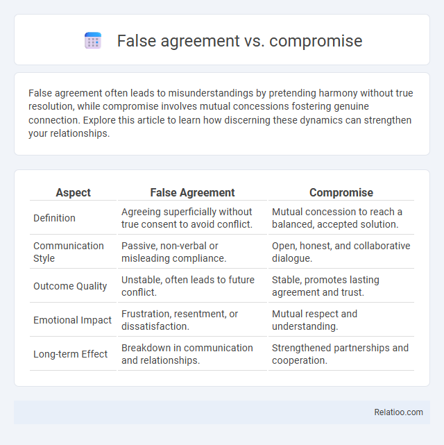 False agreement vs. compromise - What is The Difference?