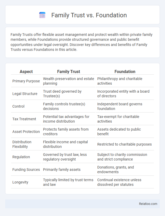 Family Trust vs. Foundation - What is The Difference?