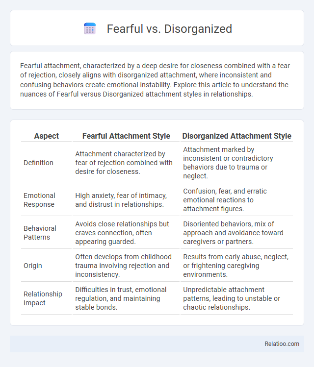 Fearful vs. Disorganized - What is The Difference?