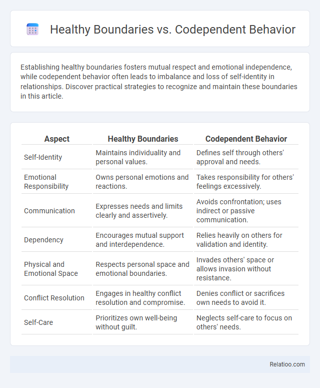 Healthy Boundaries vs. Codependent Behavior - What is The Difference?