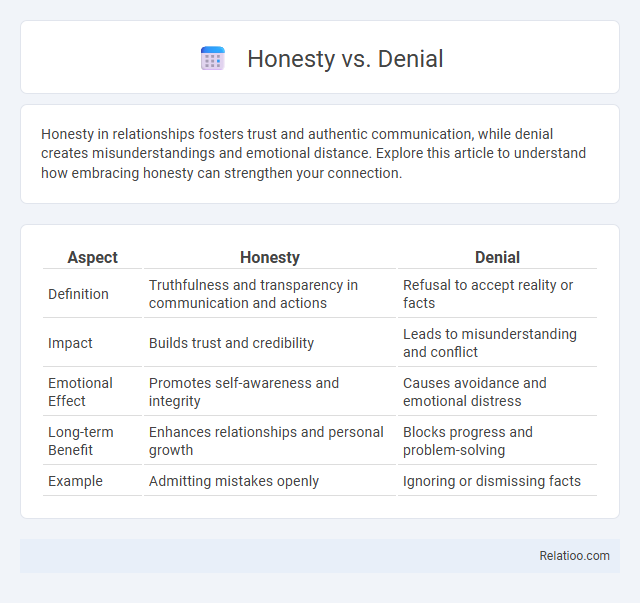 Honesty vs. Denial - What is The Difference?