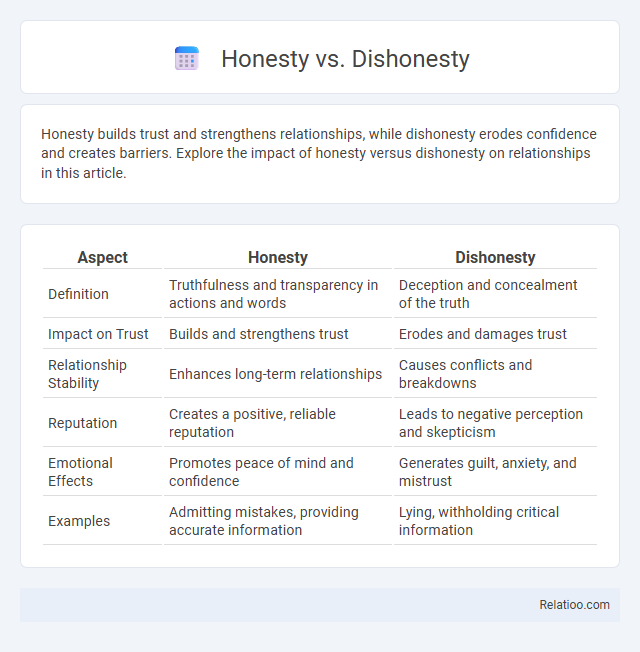 Honesty vs. Dishonesty - What is The Difference?