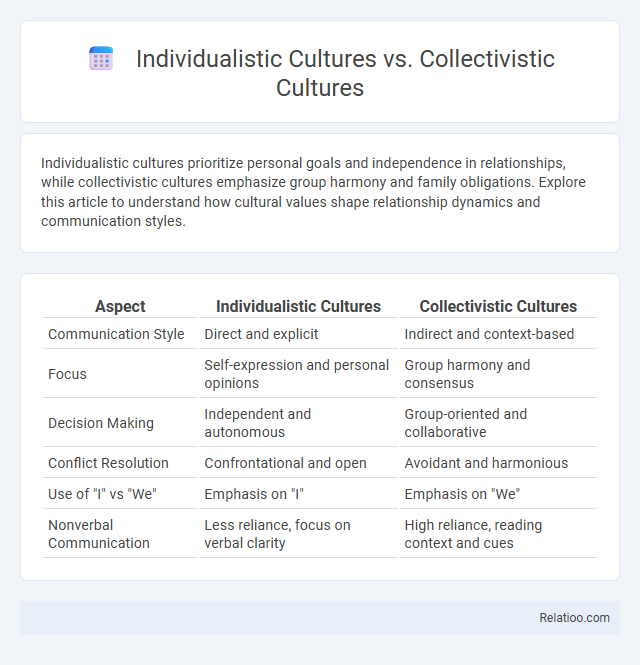Individualistic Cultures vs. Collectivistic Cultures - What is The Difference?