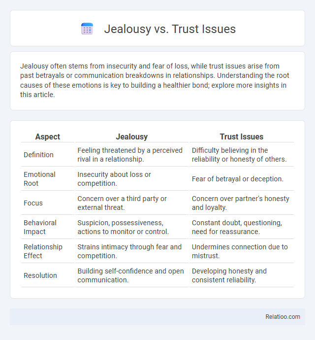 Jealousy vs. Trust Issues - What is The Difference?