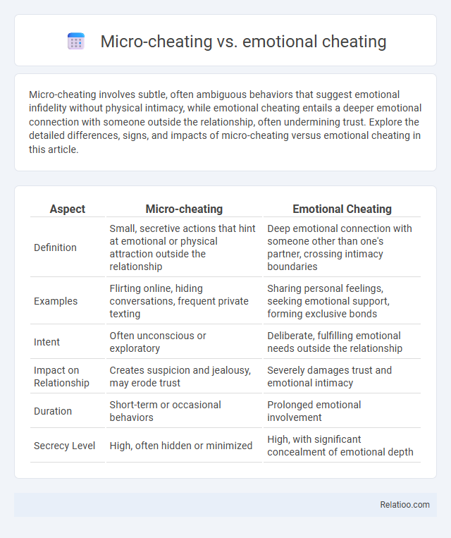 Micro-cheating vs. emotional cheating - What is The Difference?