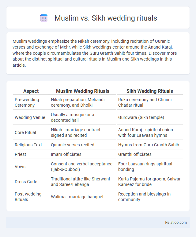 Muslim vs. Sikh wedding rituals - What is The Difference?