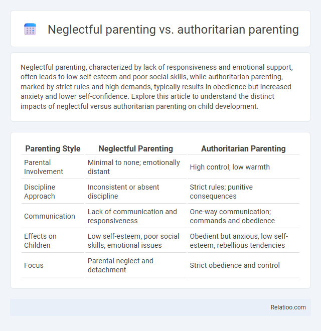 Neglectful parenting vs. authoritarian parenting - What is The Difference?