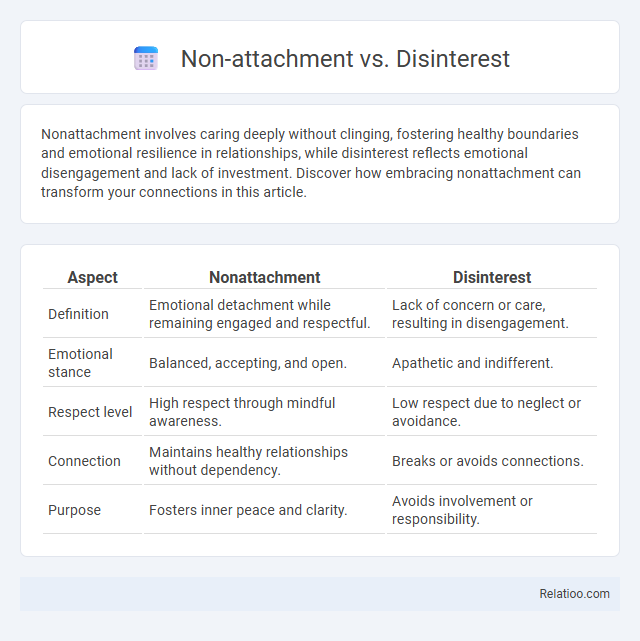 Non-attachment vs. Disinterest - What is The Difference?