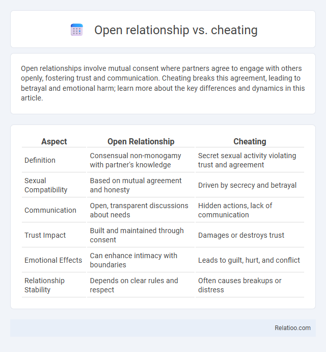 Open relationship vs. cheating - What is The Difference?