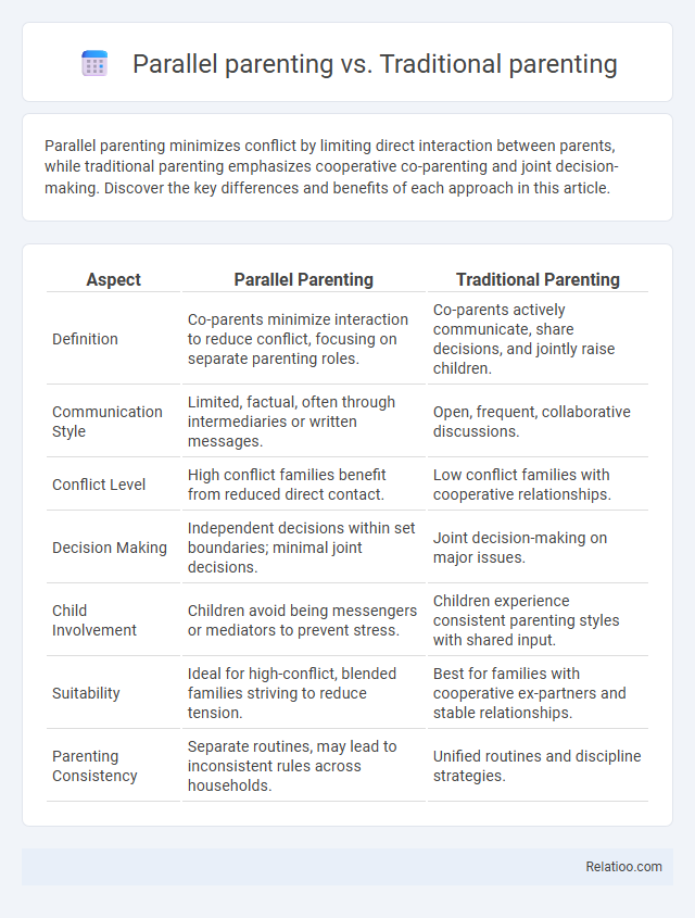 Parallel parenting vs. Traditional parenting - What is The Difference?