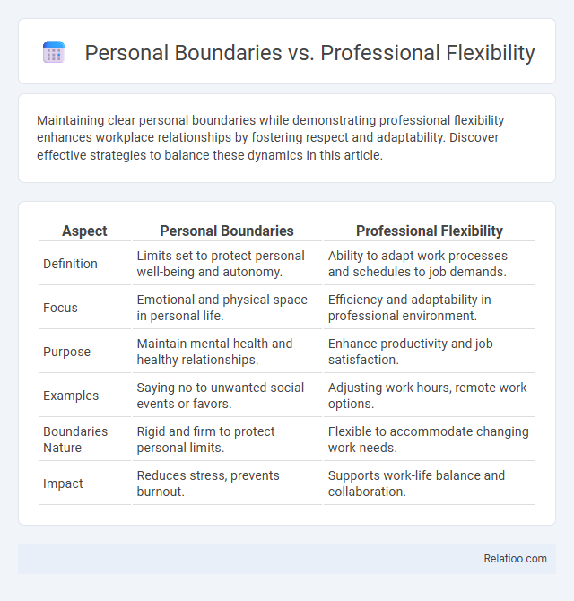 Personal Boundaries vs. Professional Flexibility - What is The Difference?