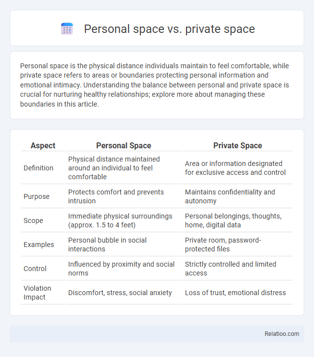 Personal space vs. private space - What is The Difference?