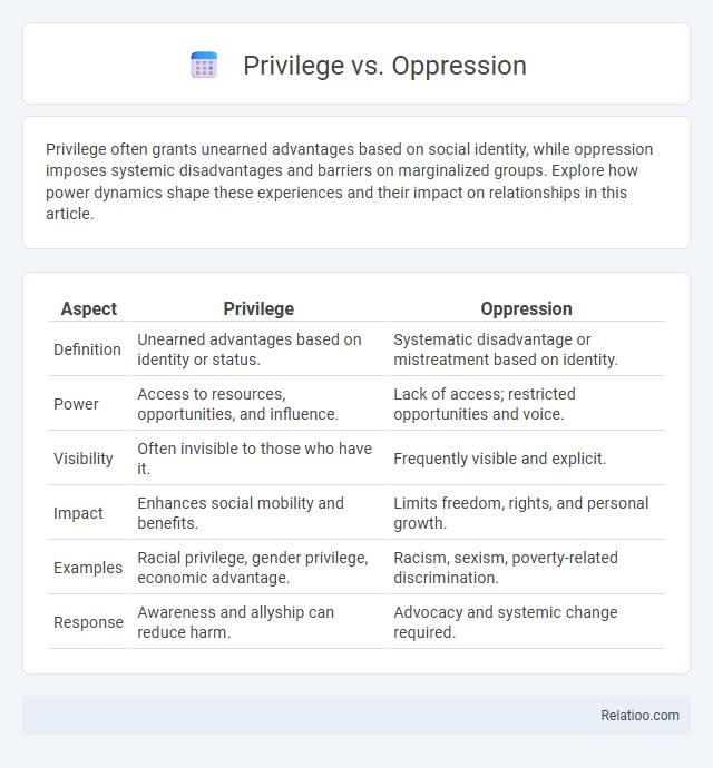 Privilege vs. Oppression - What is The Difference?