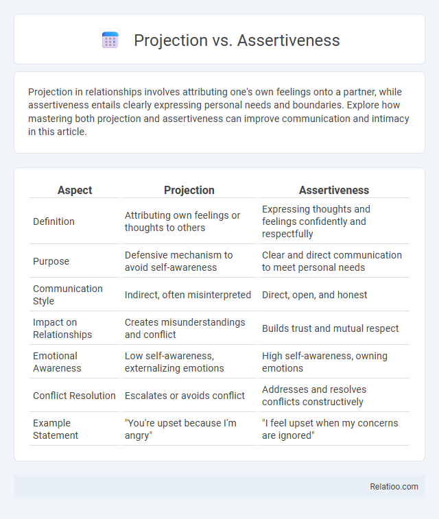 Projection vs. Assertiveness - What is The Difference?