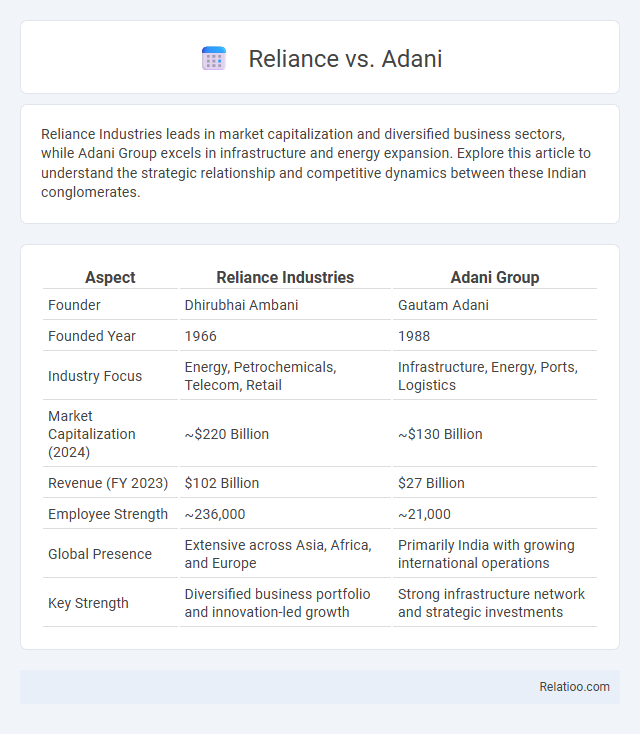 Reliance vs. Adani - What is The Difference?