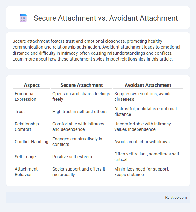 Secure Attachment vs. Avoidant Attachment - What is The Difference?