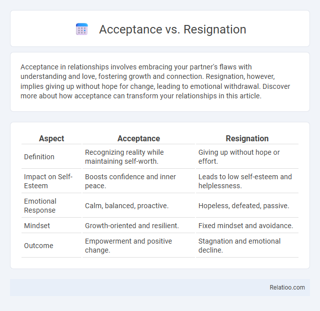Acceptance vs. Resignation - What is The Difference?