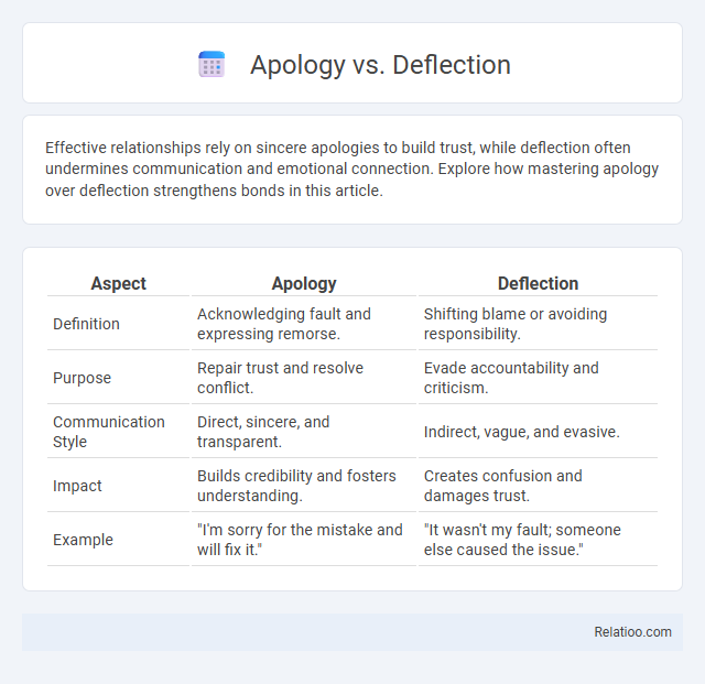 Apology vs. Deflection - What is The Difference?
