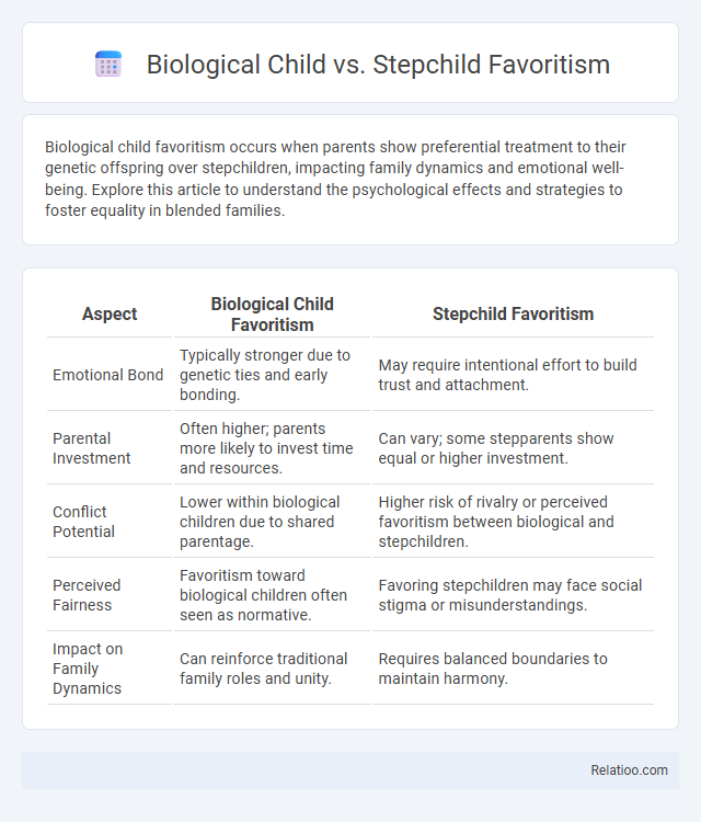 Biological Child vs. Stepchild Favoritism - What is The Difference?