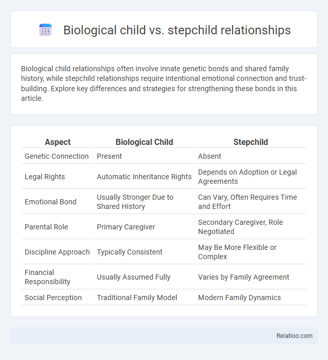 Biological child vs. stepchild relationships - What is The Difference?