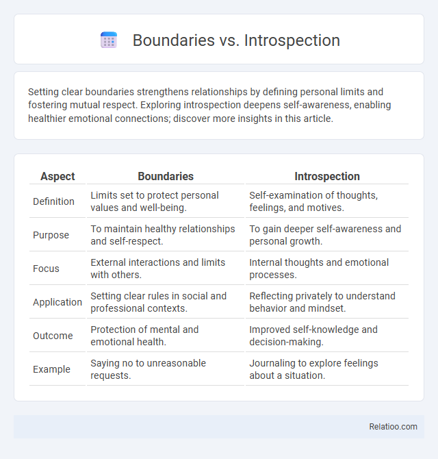 Boundaries vs. Introspection - What is The Difference?