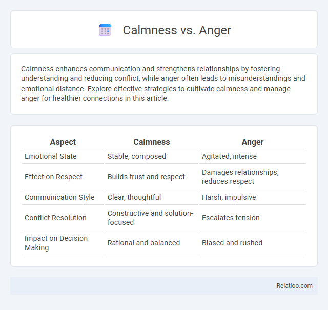Calmness vs. Anger - What is The Difference?