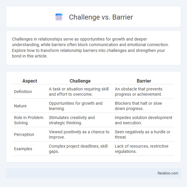 Challenge vs. Barrier - What is The Difference?