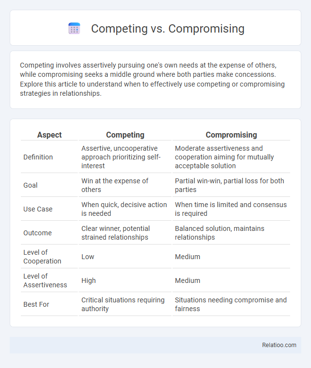 Competing vs. Compromising - What is The Difference?