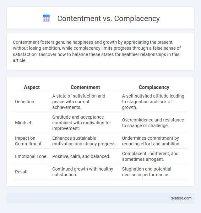 Contentment vs. Complacency - What is The Difference?