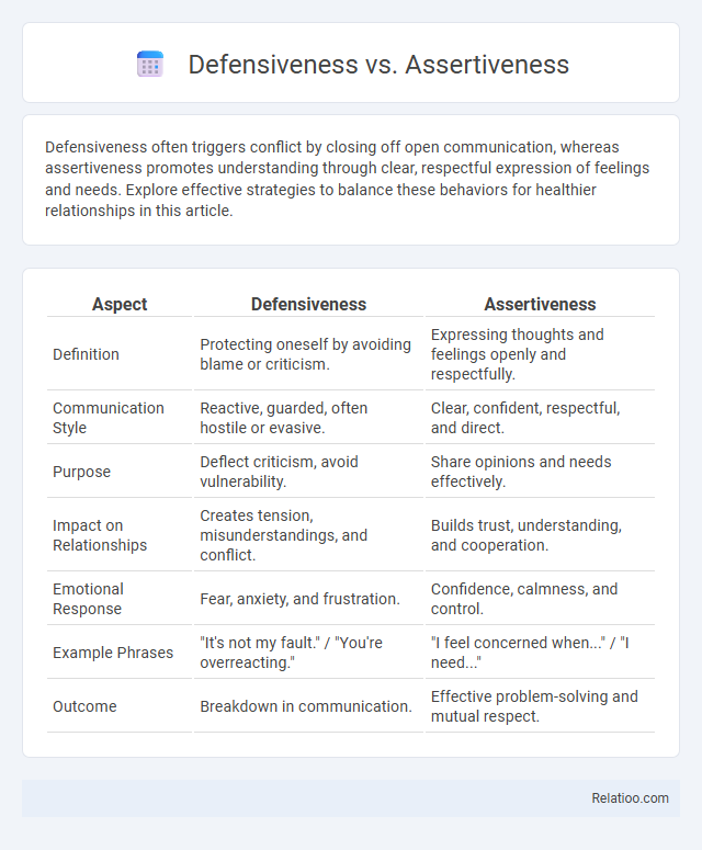 Defensiveness vs. Assertiveness - What is The Difference?