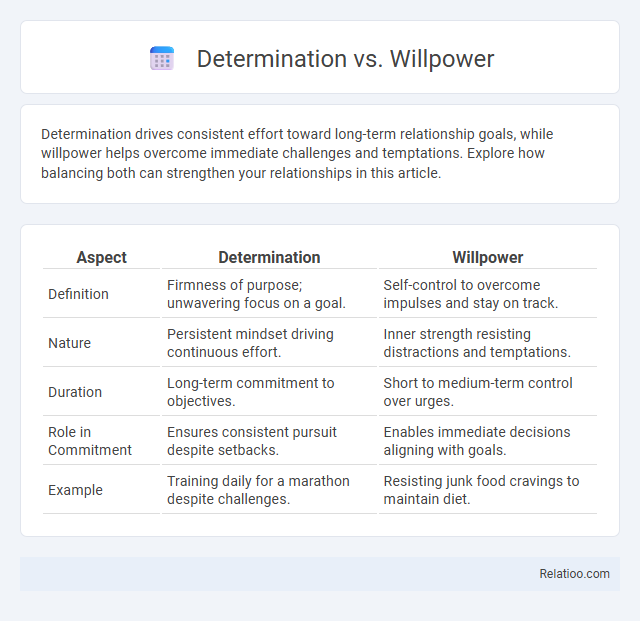 Determination vs. Willpower - What is The Difference?
