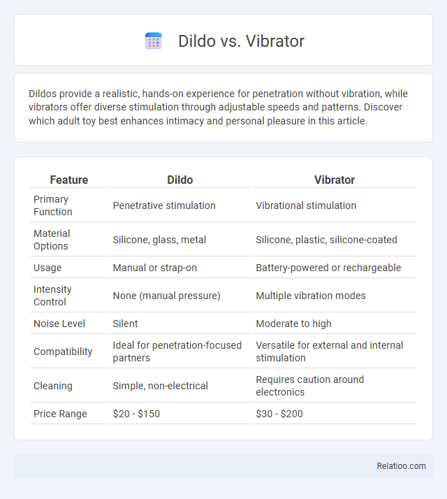 Dildo vs. Vibrator - What is The Difference?