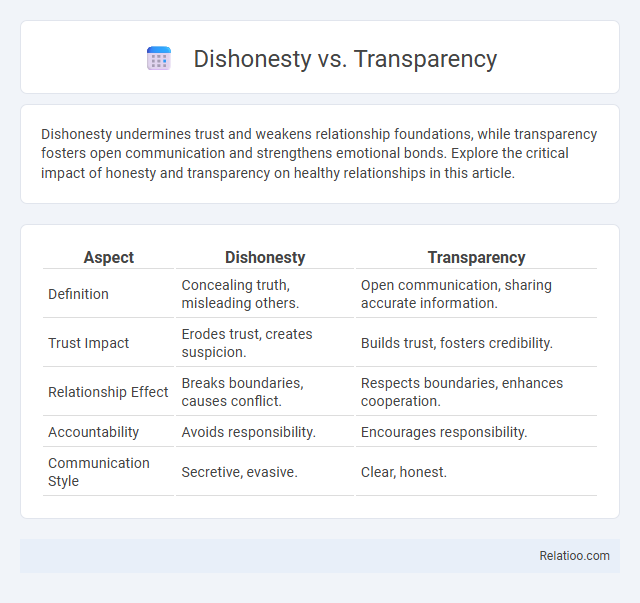 Dishonesty vs. Transparency - What is The Difference?