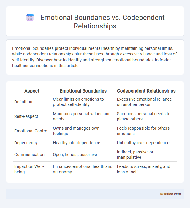 Emotional Boundaries vs. Codependent Relationships - What is The Difference?