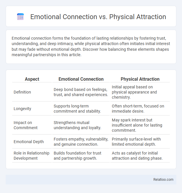 Emotional Connection vs. Physical Attraction - What is The Difference?