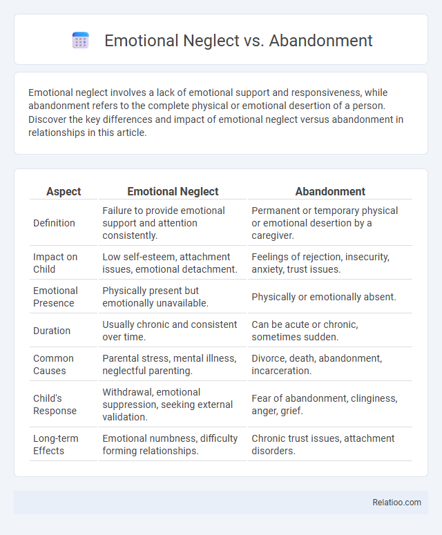 Emotional Neglect vs. Abandonment - What is The Difference?