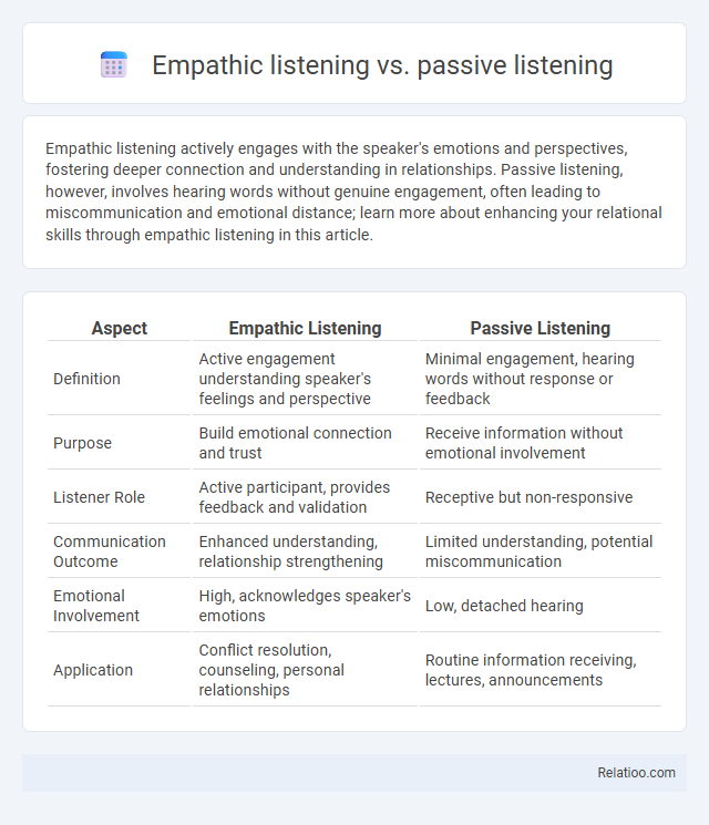 Empathic listening vs. passive listening - What is The Difference?
