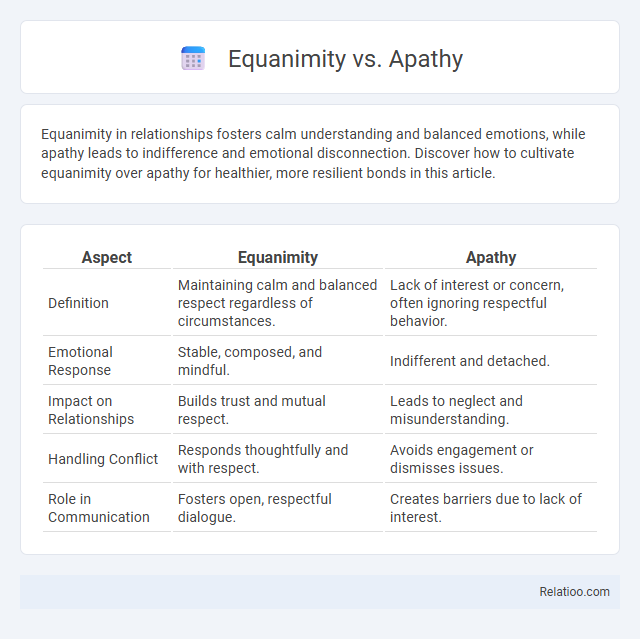 Equanimity vs. Apathy - What is The Difference?