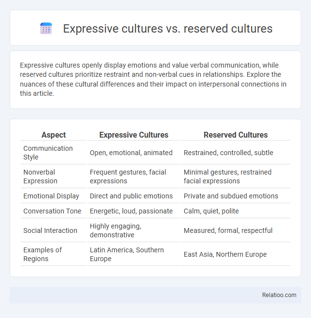 Expressive cultures vs. reserved cultures - What is The Difference?