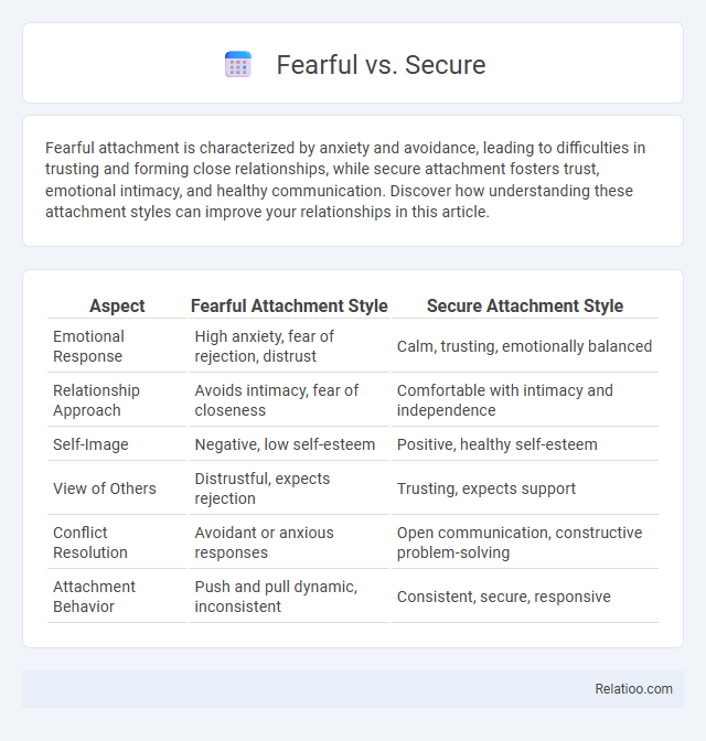 Fearful vs. Secure - What is The Difference?