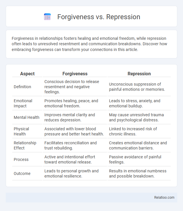 Forgiveness vs. Repression - What is The Difference?