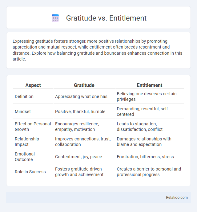 Gratitude vs. Entitlement - What is The Difference?