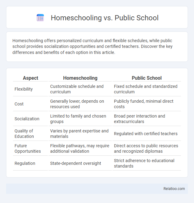 Homeschooling vs. Public School - What is The Difference?