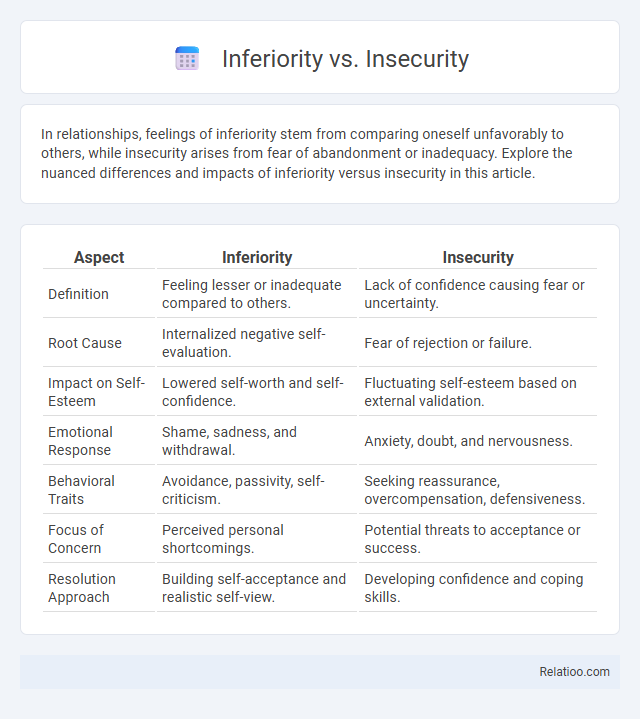 Inferiority vs. Insecurity - What is The Difference?