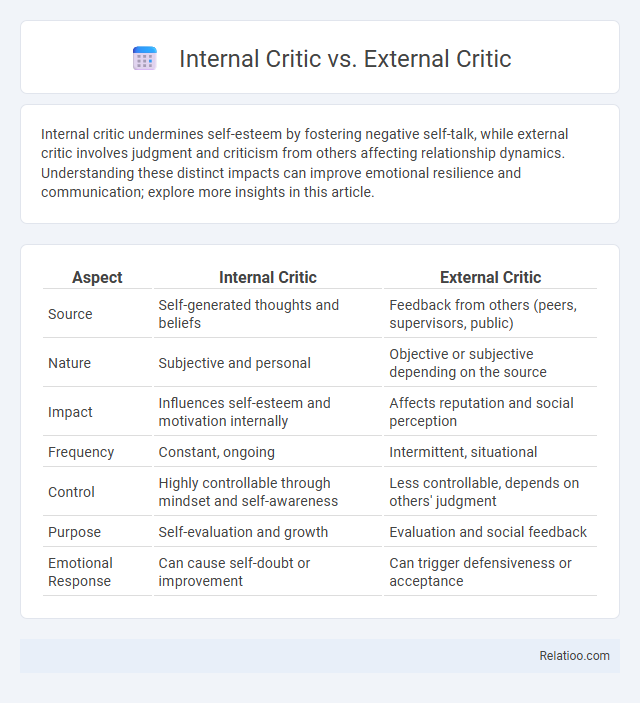 Internal Critic vs. External Critic - What is The Difference?