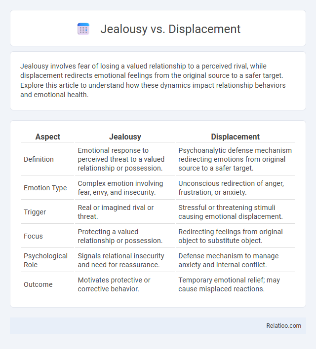 Jealousy vs. Displacement - What is The Difference?